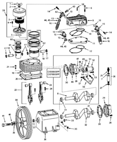 Page A Diagram and Parts List for TF2111  Campbell Hausfeld Compressor